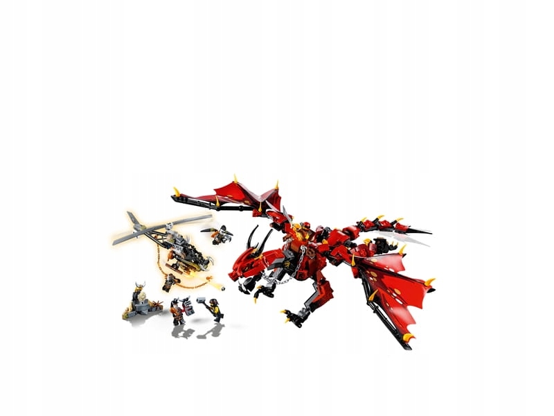 LEGO Ninjago Firstbourne (70653) – Wspaniała przygoda z czerwonym smokiem