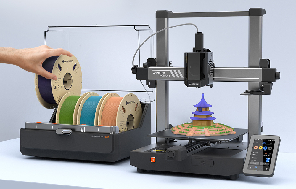 Zestaw filamentów PLA AnyCubic Pantone (4 sztuki) - Wytrzymałość i odporność na uszkodzenia