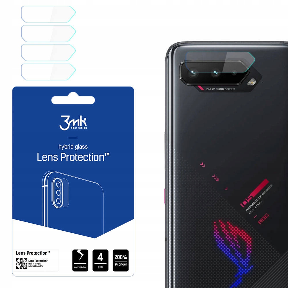 ASUS ROG PHONE 5 5G – Ochrona obiektywu z 3MK Lens Protection