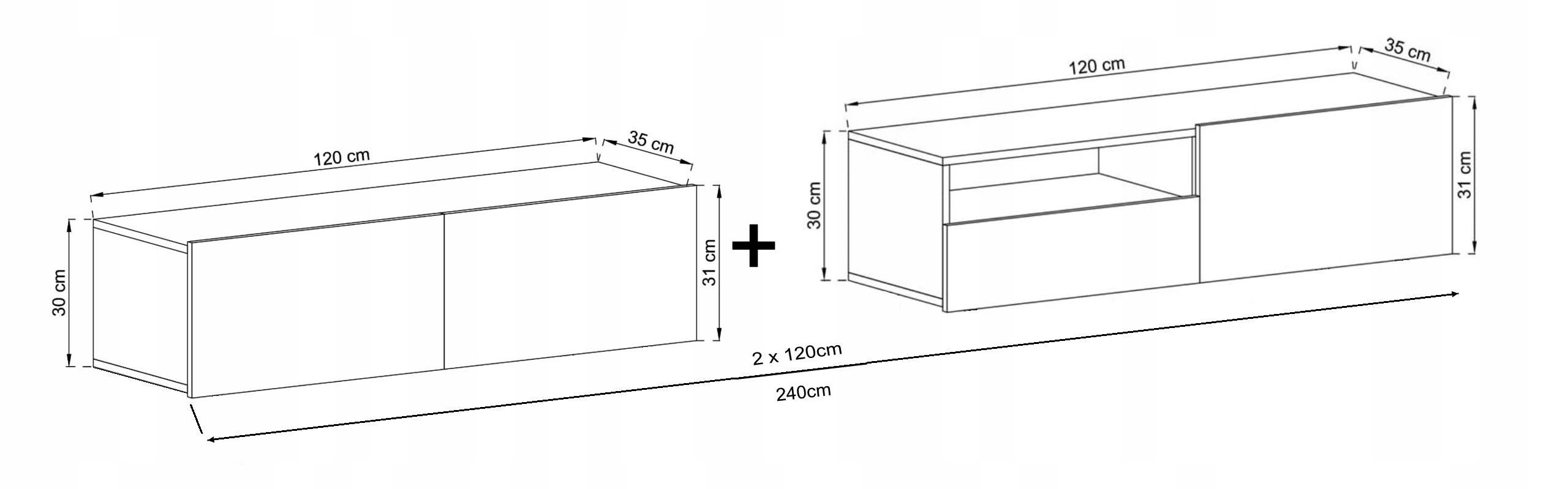 Wymiary szafki RTV – idealne dopasowanie do wnętrza