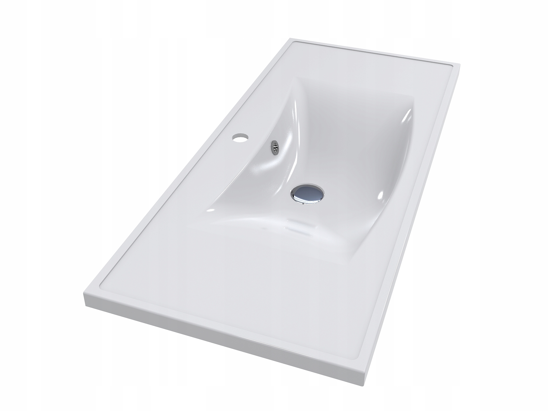 Umywalka Miraggio Umywalka Nablatowa Prostokątna 100 x 45cm – Elegancja i funkcjonalność w Twojej łazience