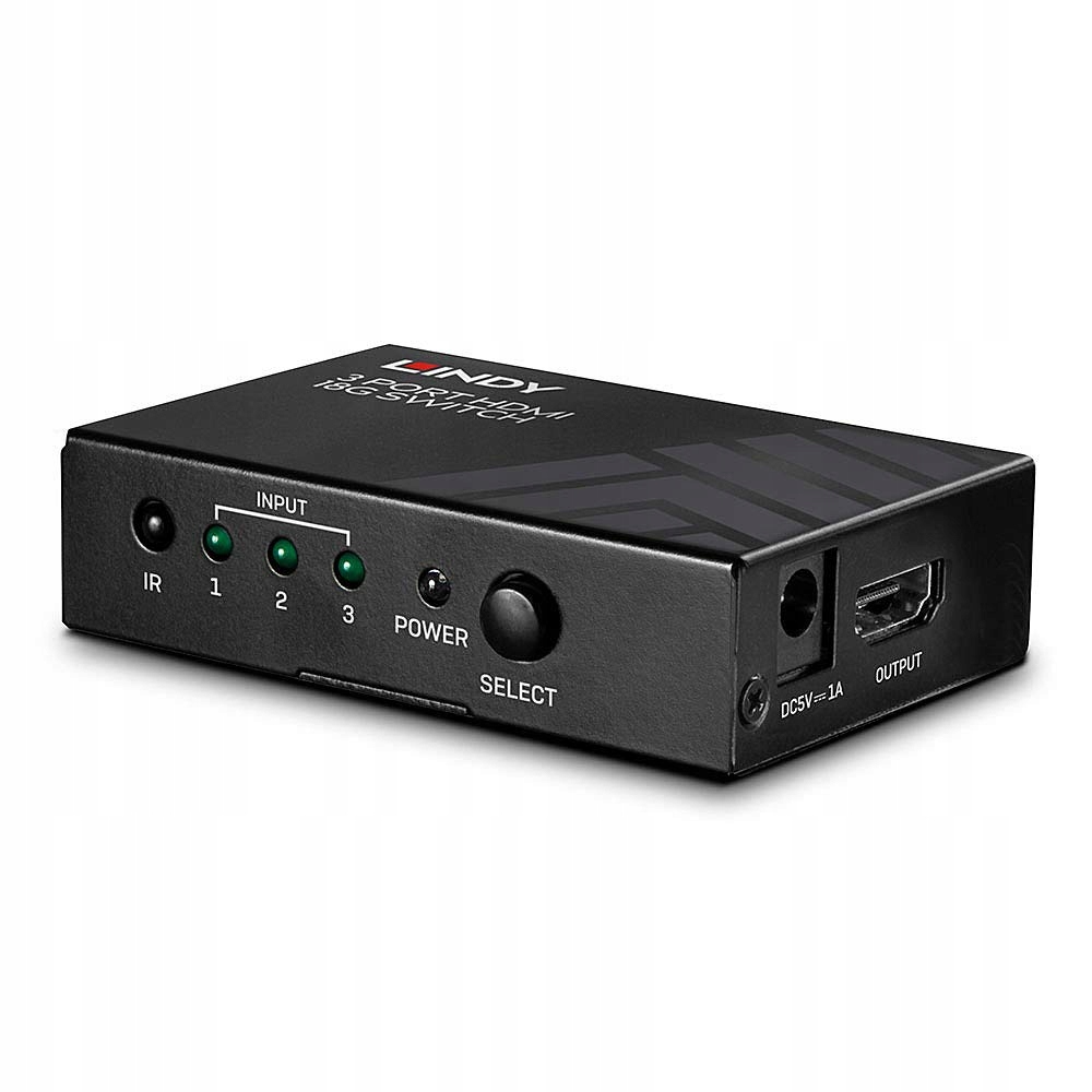 Lindy VIDEO SWITCH HDMI 3PORT/38232 – Wysokiej jakości przełącznik wideo