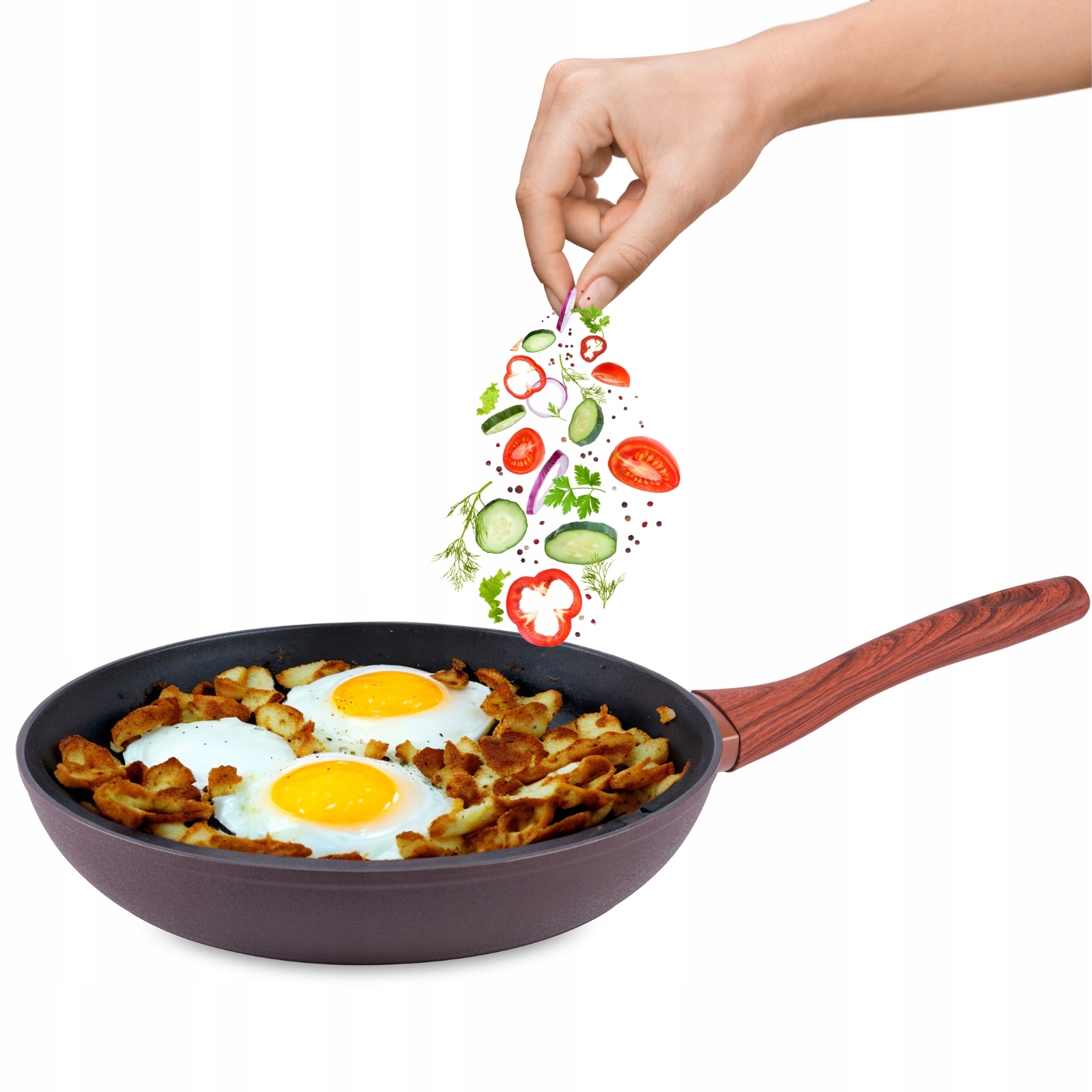 Patelnia nieprzywierająca 20 cm powłoka non-stick ILAG indukcja gaz Topfann
