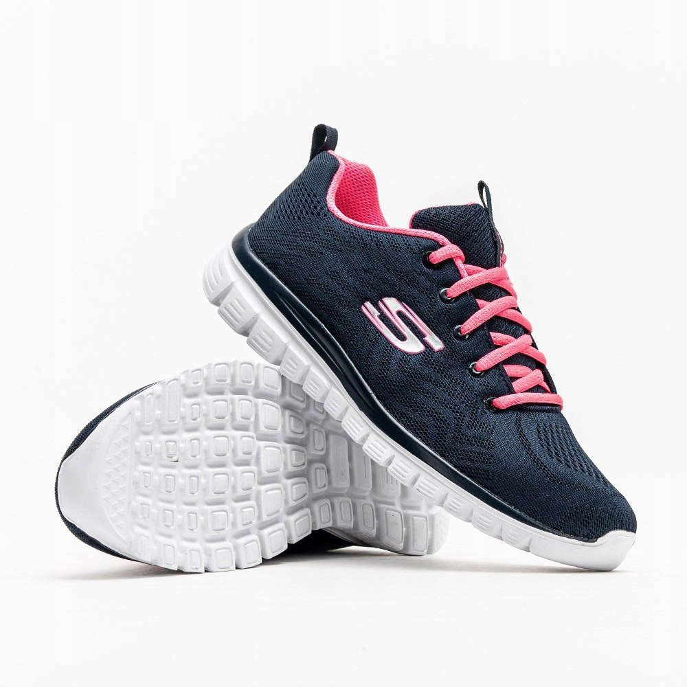 Damskie sneakersy Skechers GRACEFUL GET CONNECTED 12615 NVHP – Komfort i styl na co dzień