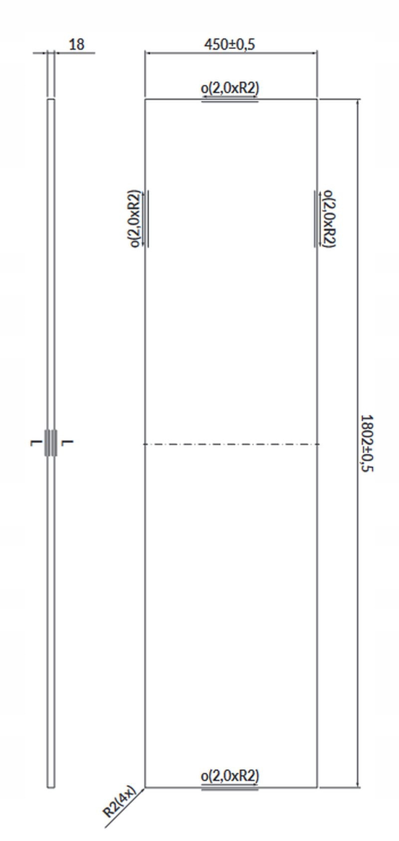 Przestronność i styl – Szerokość 180 cm i głębokość 45 cm