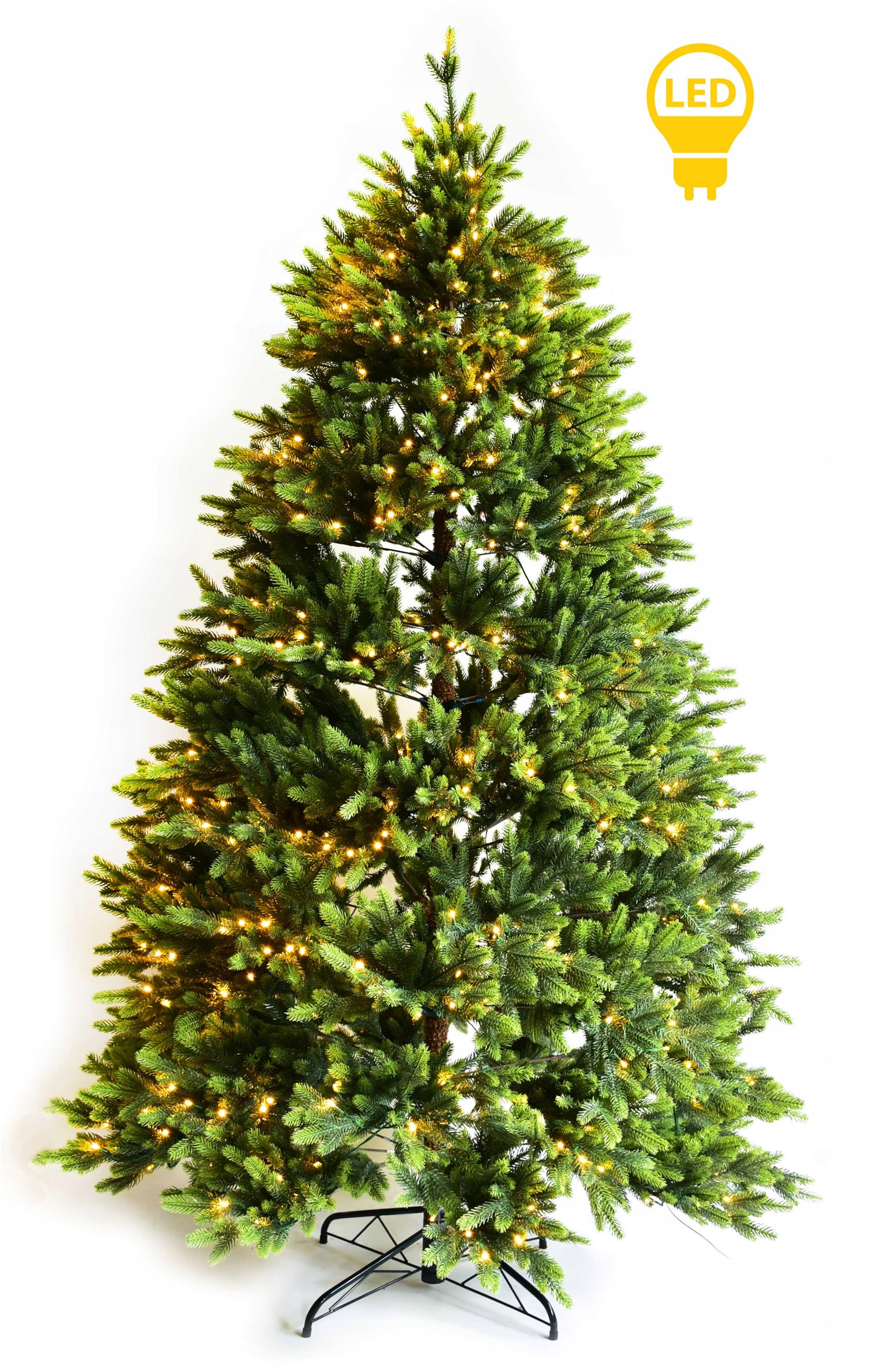 Choinka SANTA LILA 130xh210cm PEz LED – Magia świąt w Twoim domu