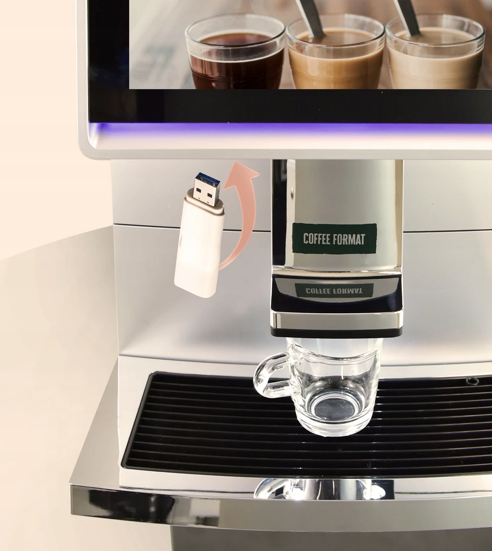 Kompaktowy design idealny do biur i małej gastronomii