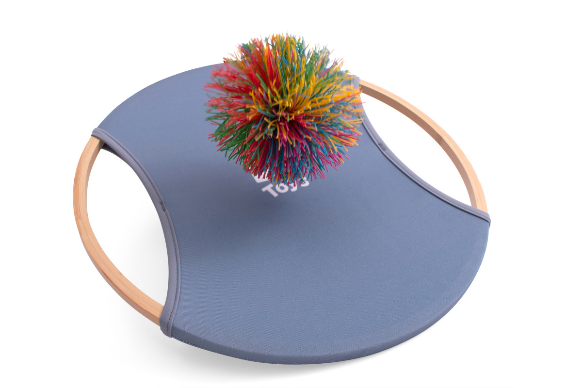 Elastyczne tarcze z bambusa i puszystą piłką