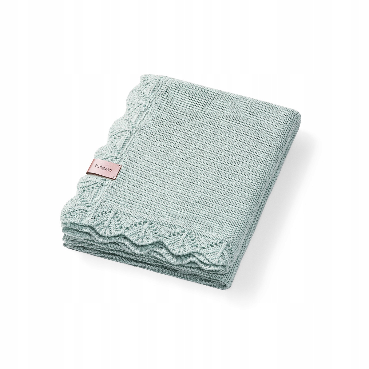 Koc bambusowy szałwiowy 1674/04 Babyono – otulenie dla Twojego dziecka