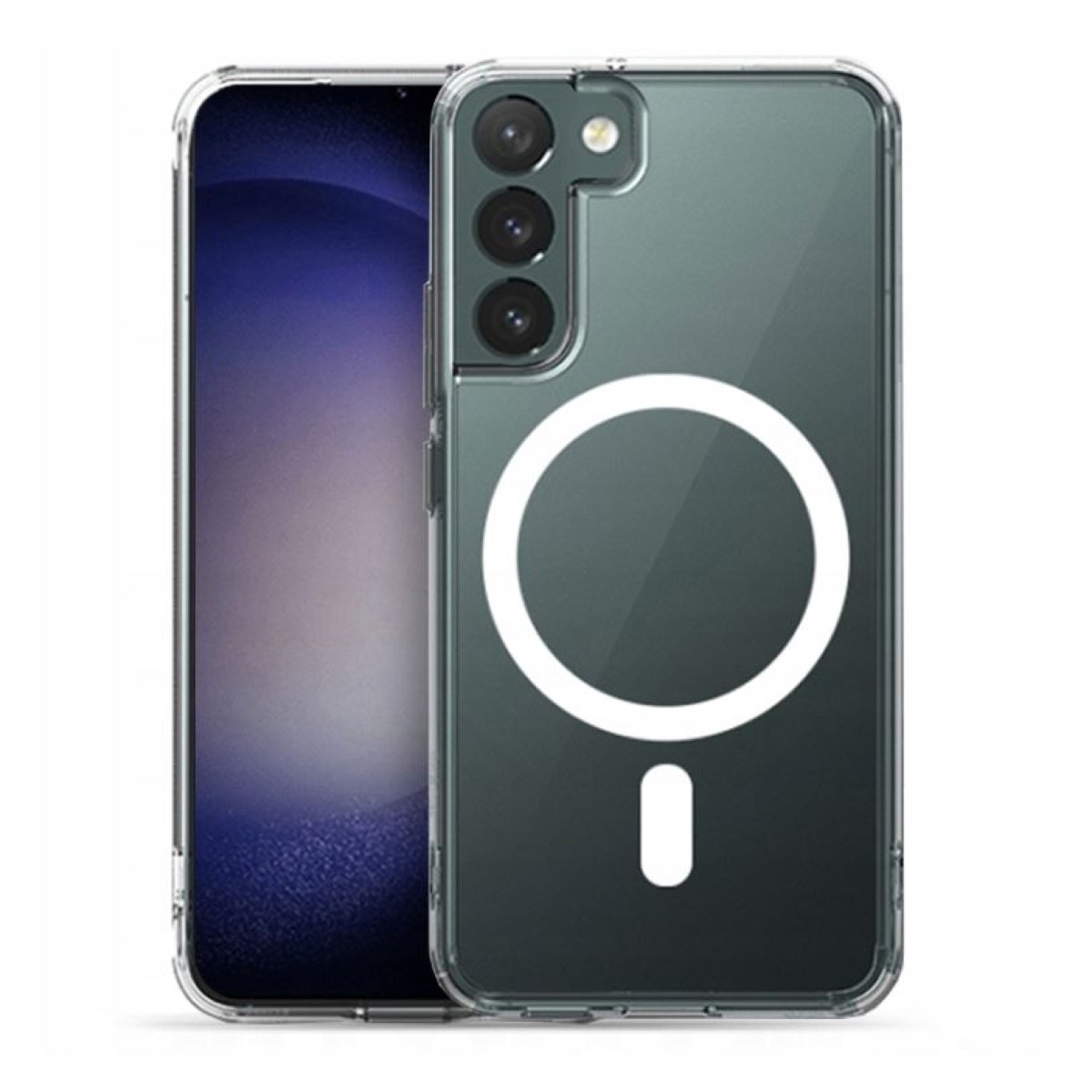 Etui do Galaxy S23 Plus Magsafe TPUACRYLIC – Przezroczyste i stylowe