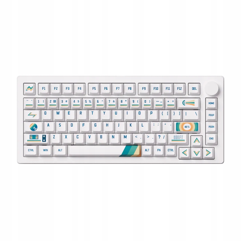 Klawiatura Mechaniczna Akko x MonsGeek M1 V5 Via 1980s Aluminium Botany – Doskonałe połączenie stylu i funkcjonalności