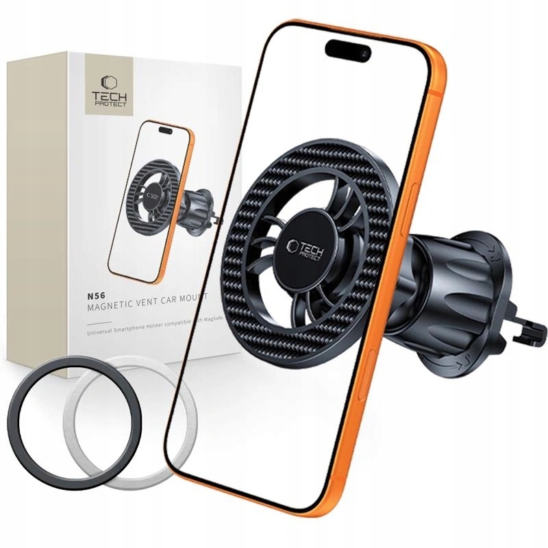 Magnetyczny uchwyt samochodowy Tech-Protect N56 MagSafe – Idealne rozwiązanie dla Twojego telefonu