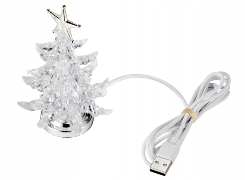 Ładowanie przez USB – Wygodne zasilanie choinki