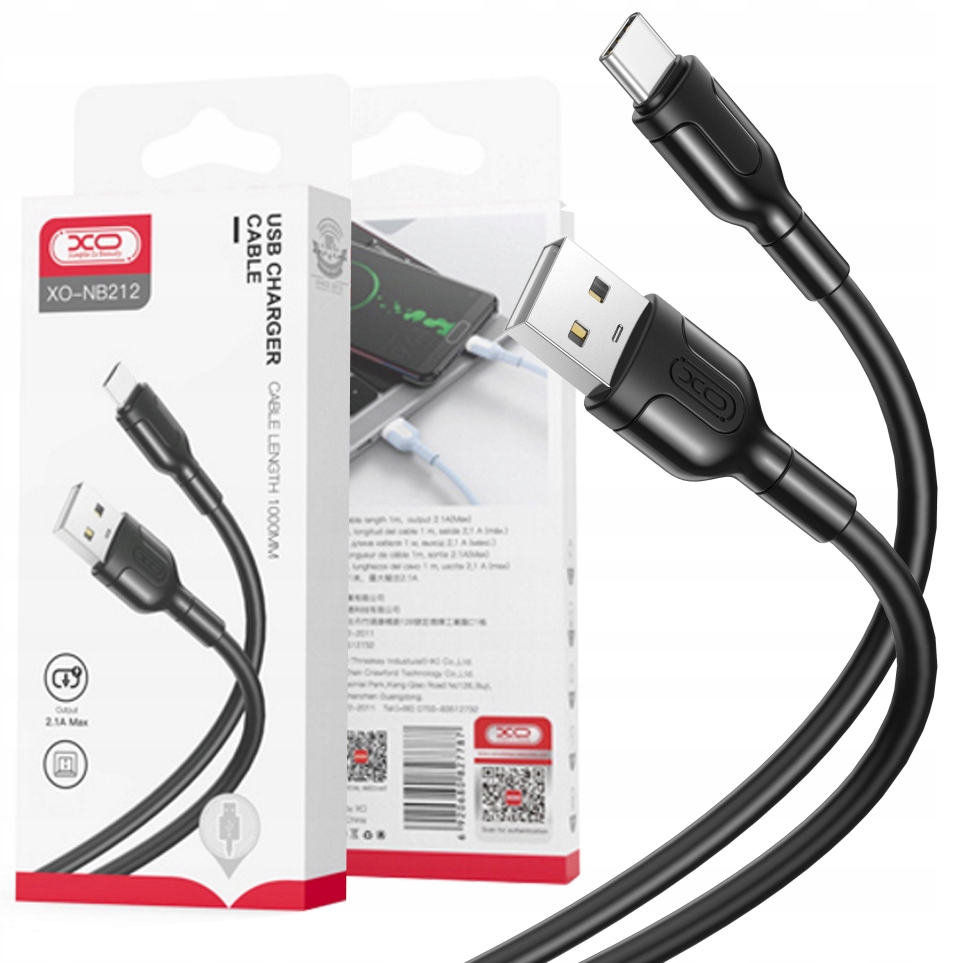 Kabel USB do USB-C 2.1A – Niezawodne połączenie dla Twoich urządzeń
