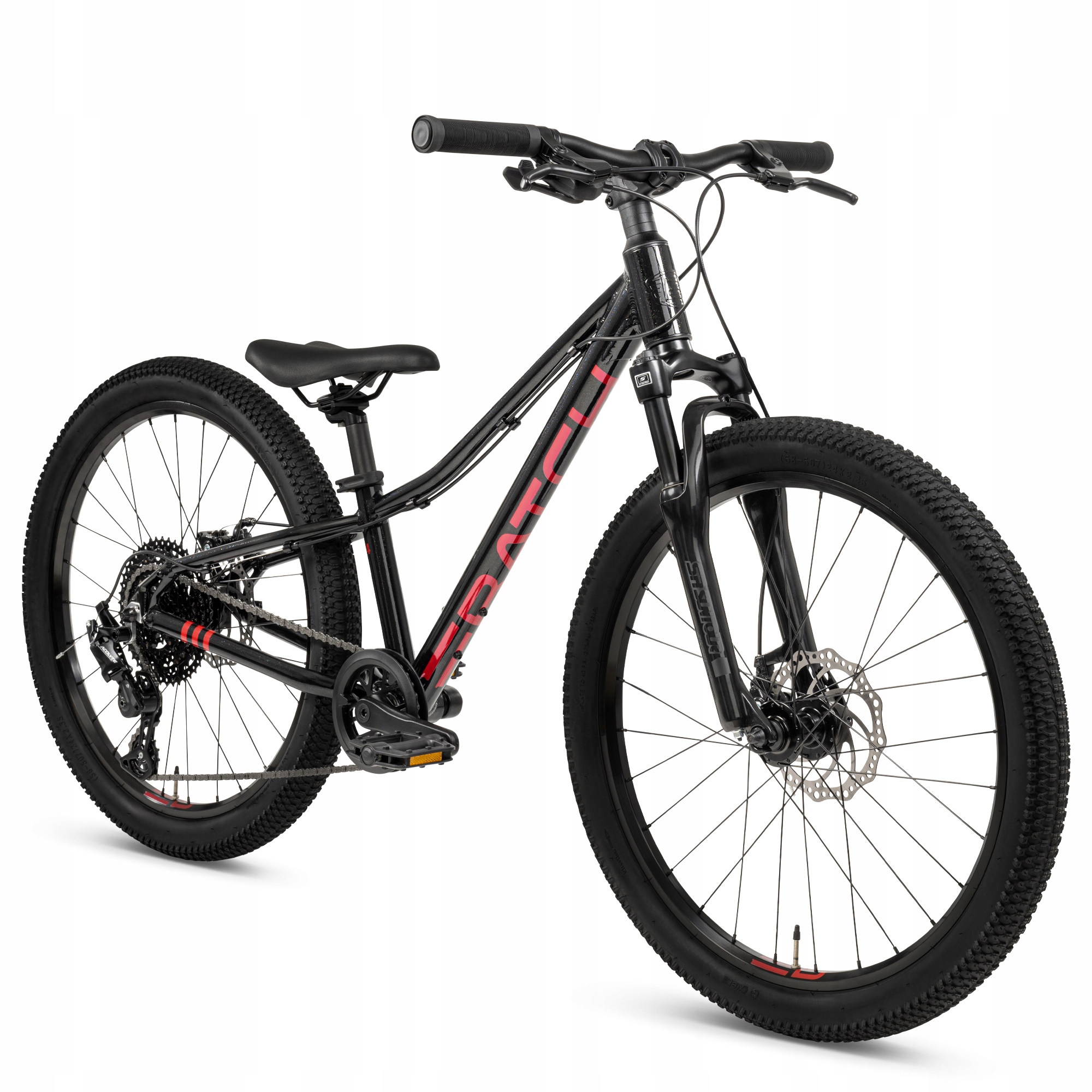 Rower Batch Alu KM 24” galaxy black – Idealny wybór dla młodych rowerzystów