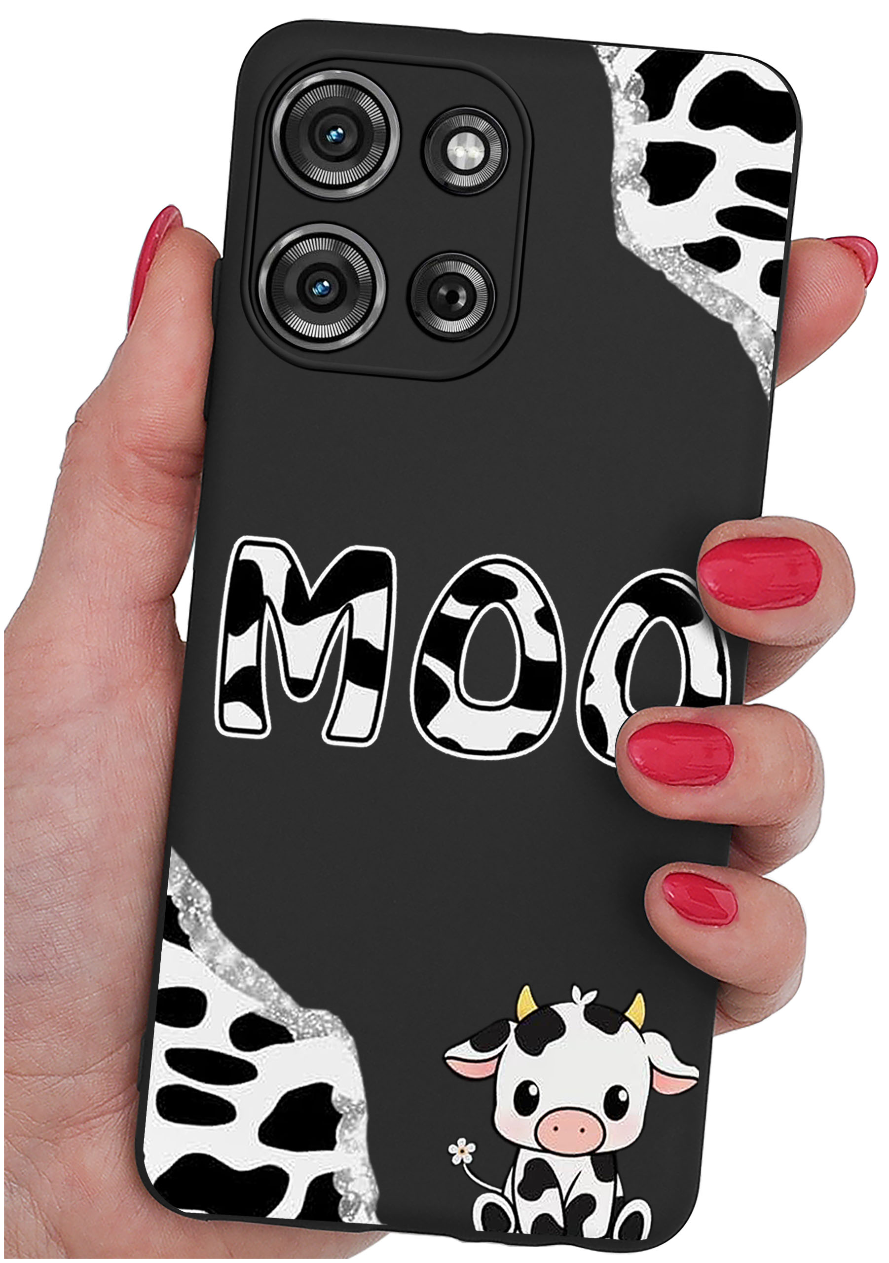 Etui do Motorola G75 5G | WZORY | SILIKONOWE MATT SZKŁO 9H – Ochrona i styl w jednym