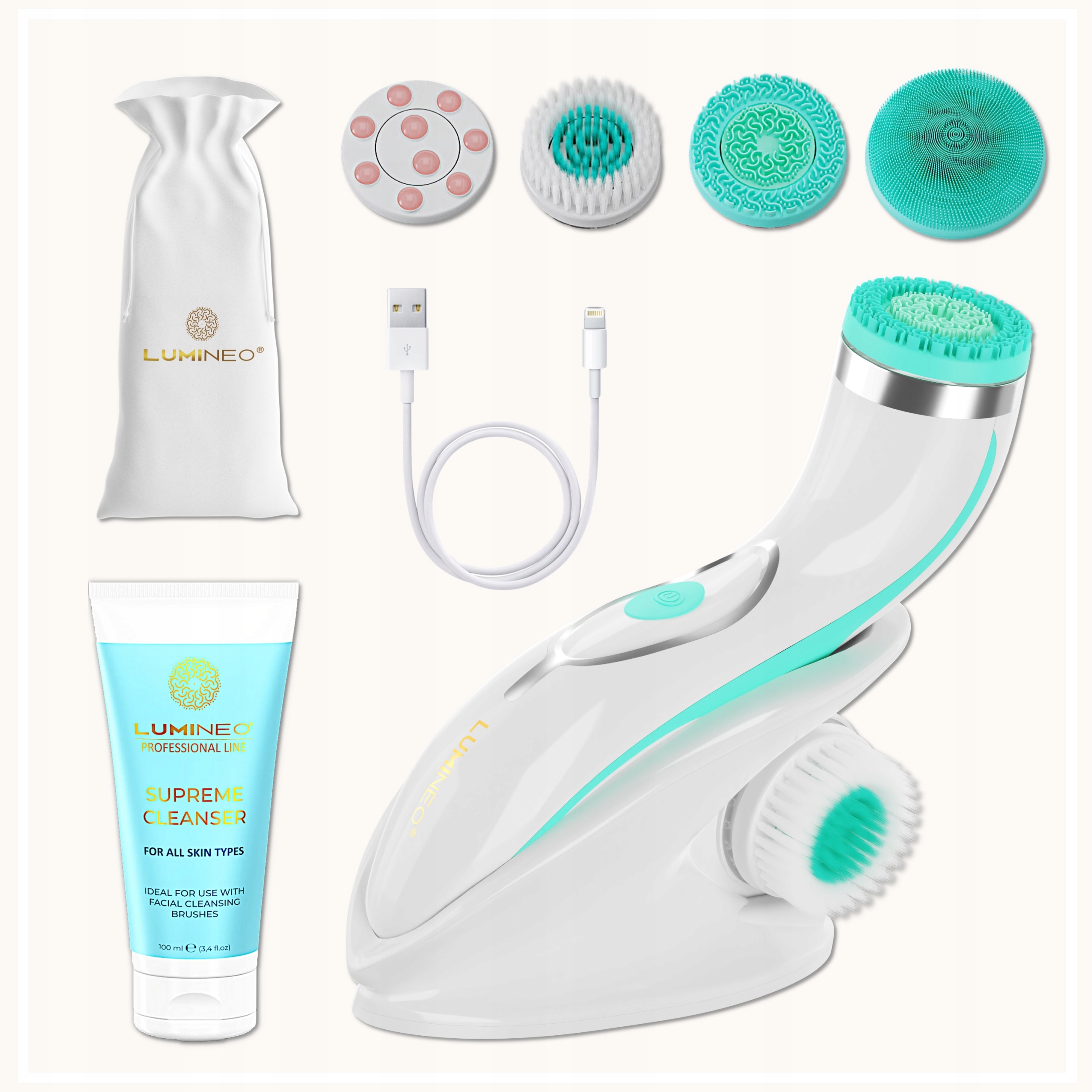 Podwójna moc oczyszczania z żelem Lumineo do wszystkich typów cery