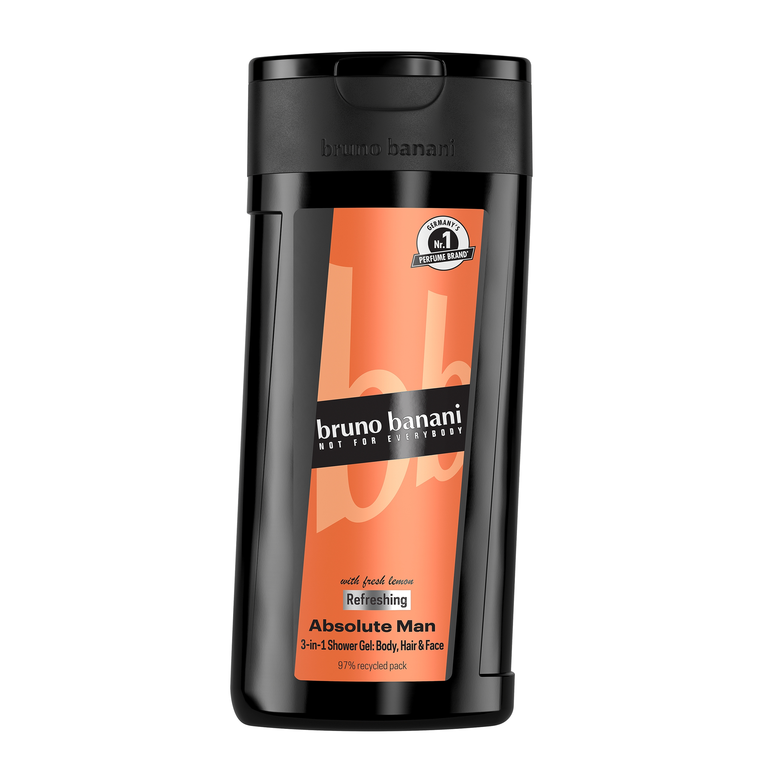 Żel pod prysznic Bruno Banani 3w1 Absolute Man 250 ml – Odświeżenie i pielęgnacja w jednym