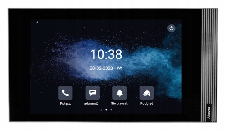 Wideomonitor AKUVOX-S563W – Wysoka jakość obrazu i elegancki design