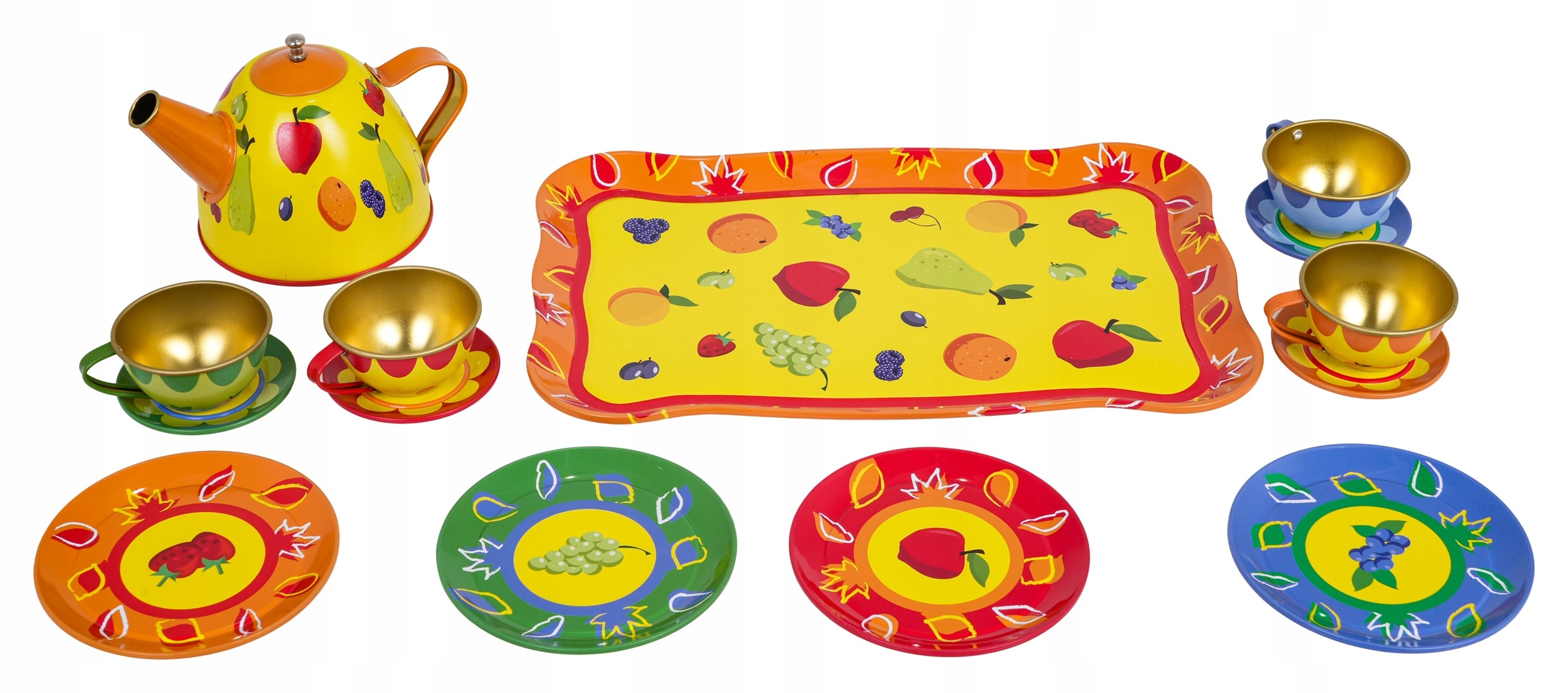 Kolorowe akcesoria do serwowania herbaty