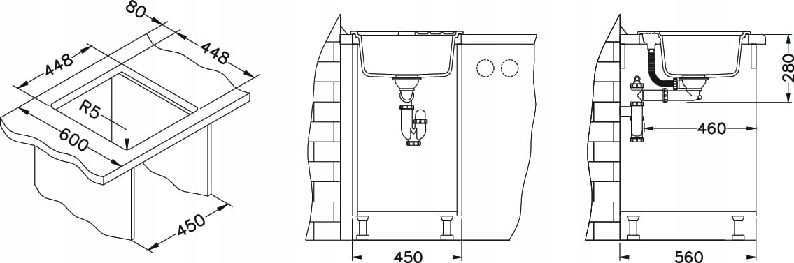 Syfon i odpływ – Kompletne wyposażenie zlewozmywaka