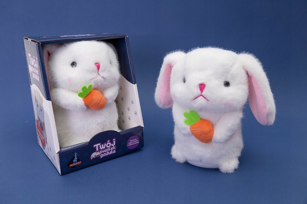 Askato Maskotka interaktywna Królik – Twój nowy przyjaciel do zabawy