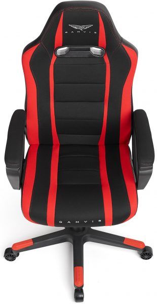 Materiałowy Fotel Gamingowy Gamvis Hyper Czerwony Tkanina 5