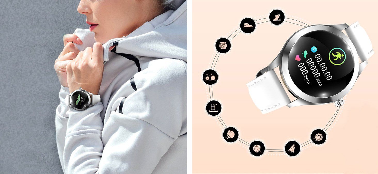 za pomocą dedykowanej aplikacji WearHealth/WearHeart