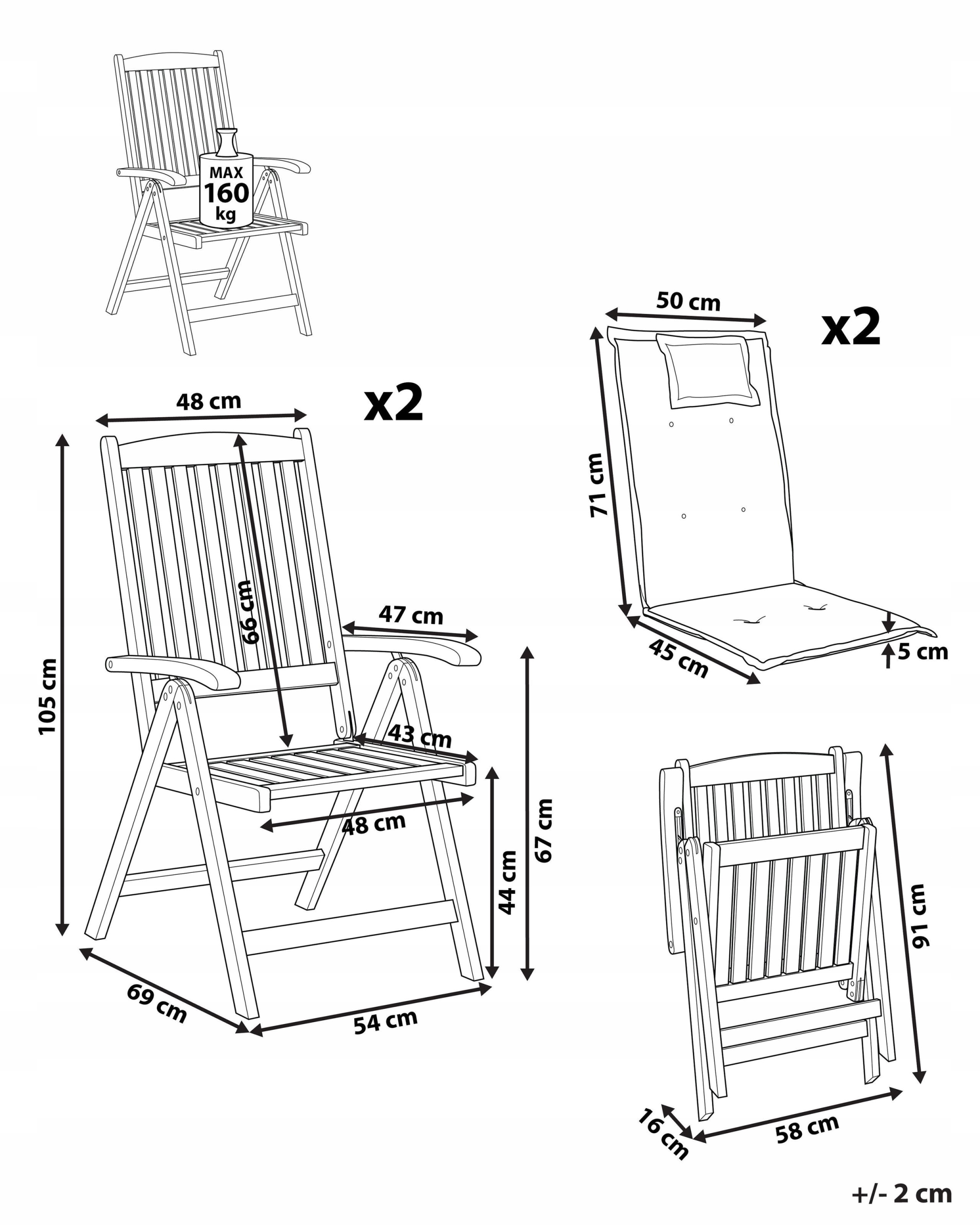 Funkcja składania – Oszczędność miejsca podczas przechowywania