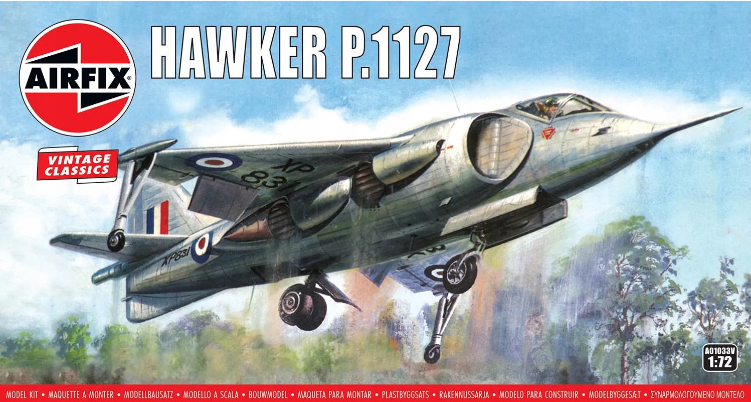 Odrzutowiec Hawker P.1127 – Model do sklejania dla pasjonatów lotnictwa