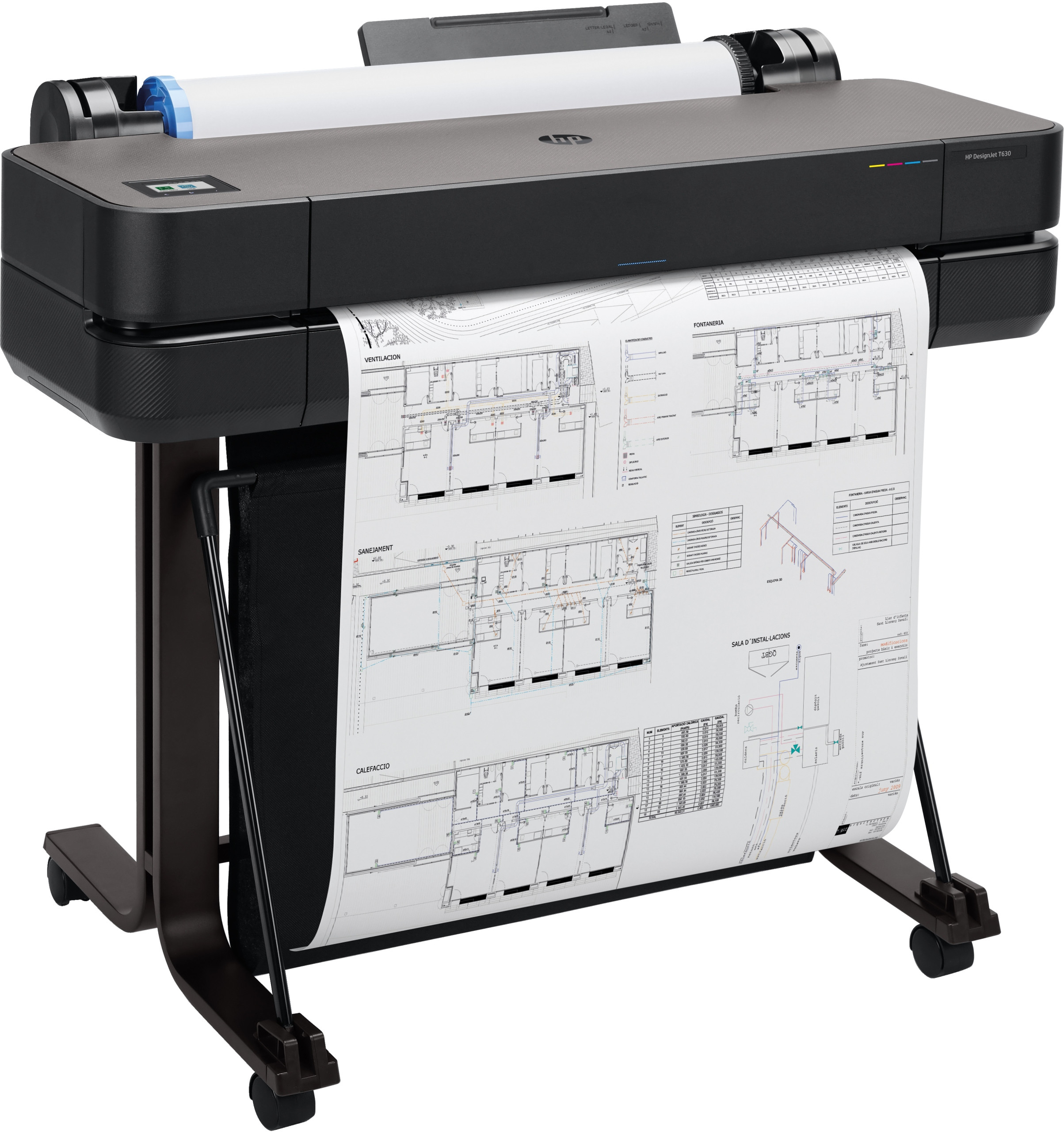 Ploter HP DesignJet T630 24-in – Wydajne drukowanie w kolorze
