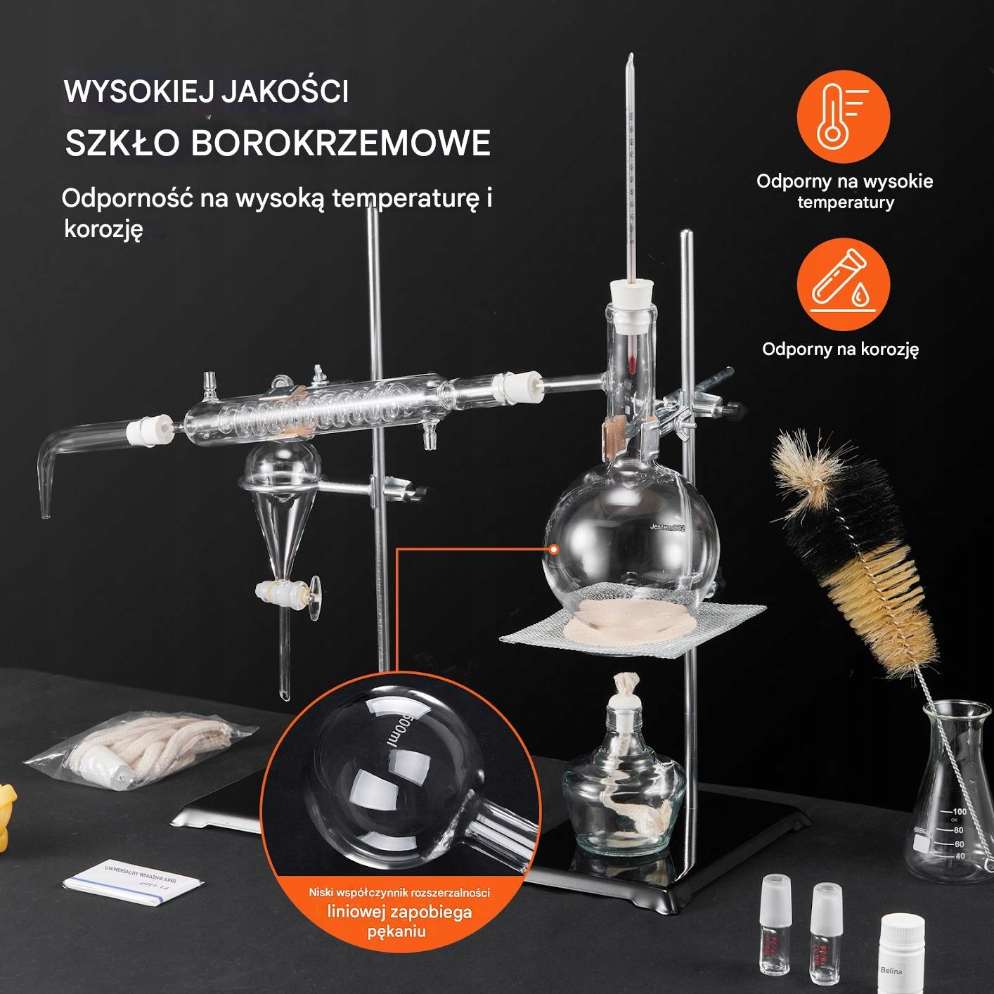 Wysokiej jakości szkło borokrzemianowe 3.3 – Odporność na wysokie temperatury