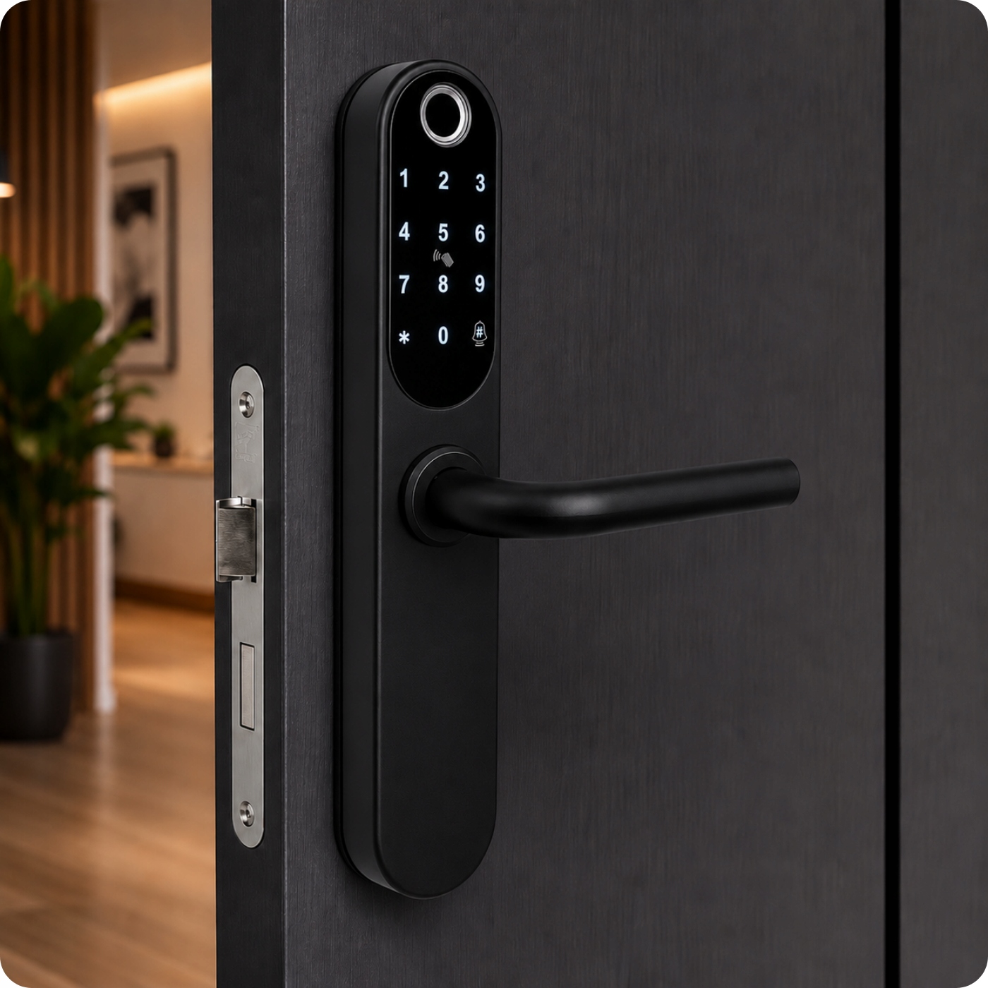 Zamek Elektroniczny Klamka do Drzwi na Kod Szyfr Odcisk Palca TTLOCK RFID – Nowoczesne rozwiązanie dla Twojego domu