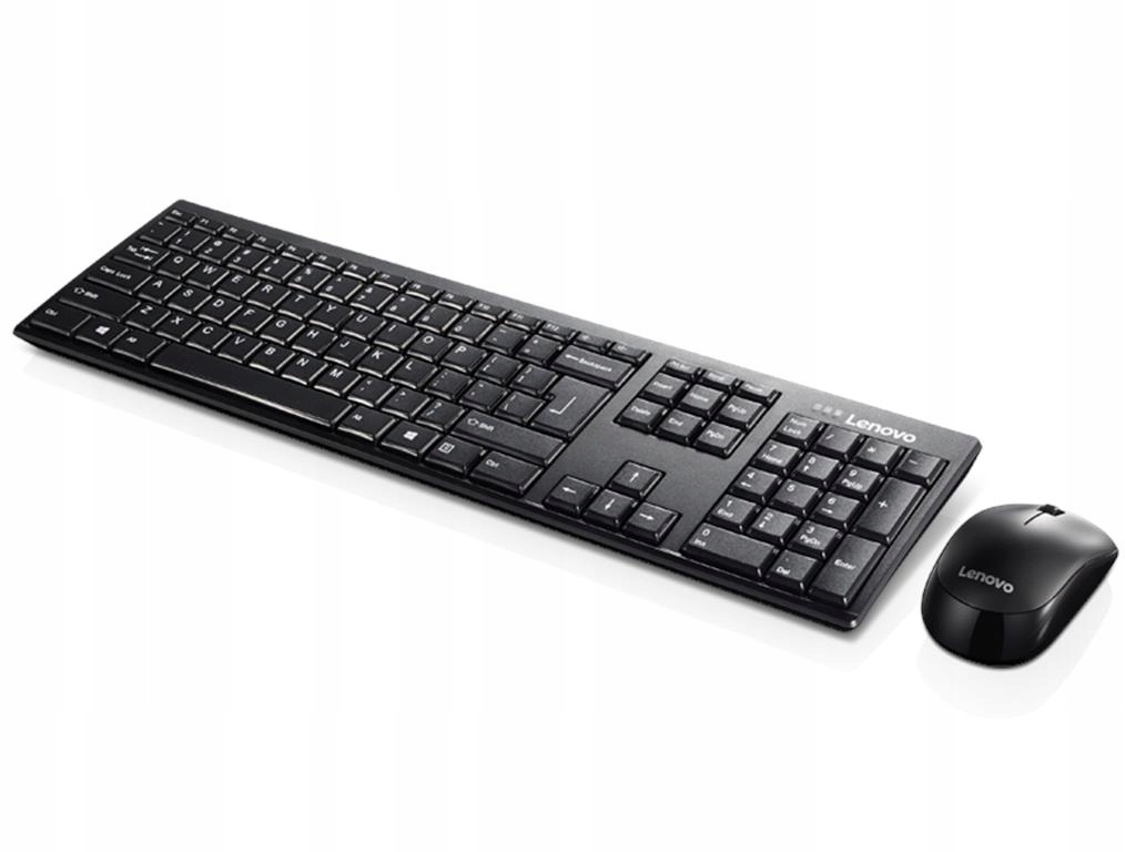Zestaw bezprzewodowy klawiatura i mysz 100 (czarny) – Wygodne rozwiązanie do pracy i rozrywki