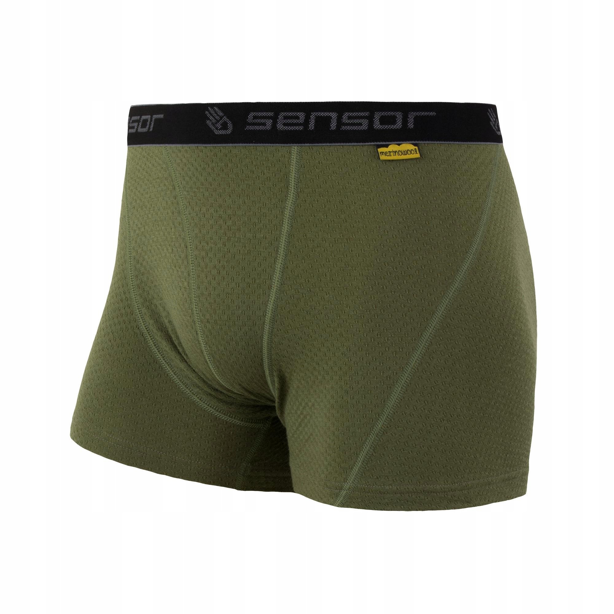 Bokserki termoaktywne Sensor Merino DF Boxers – Komfort i ochrona w górach