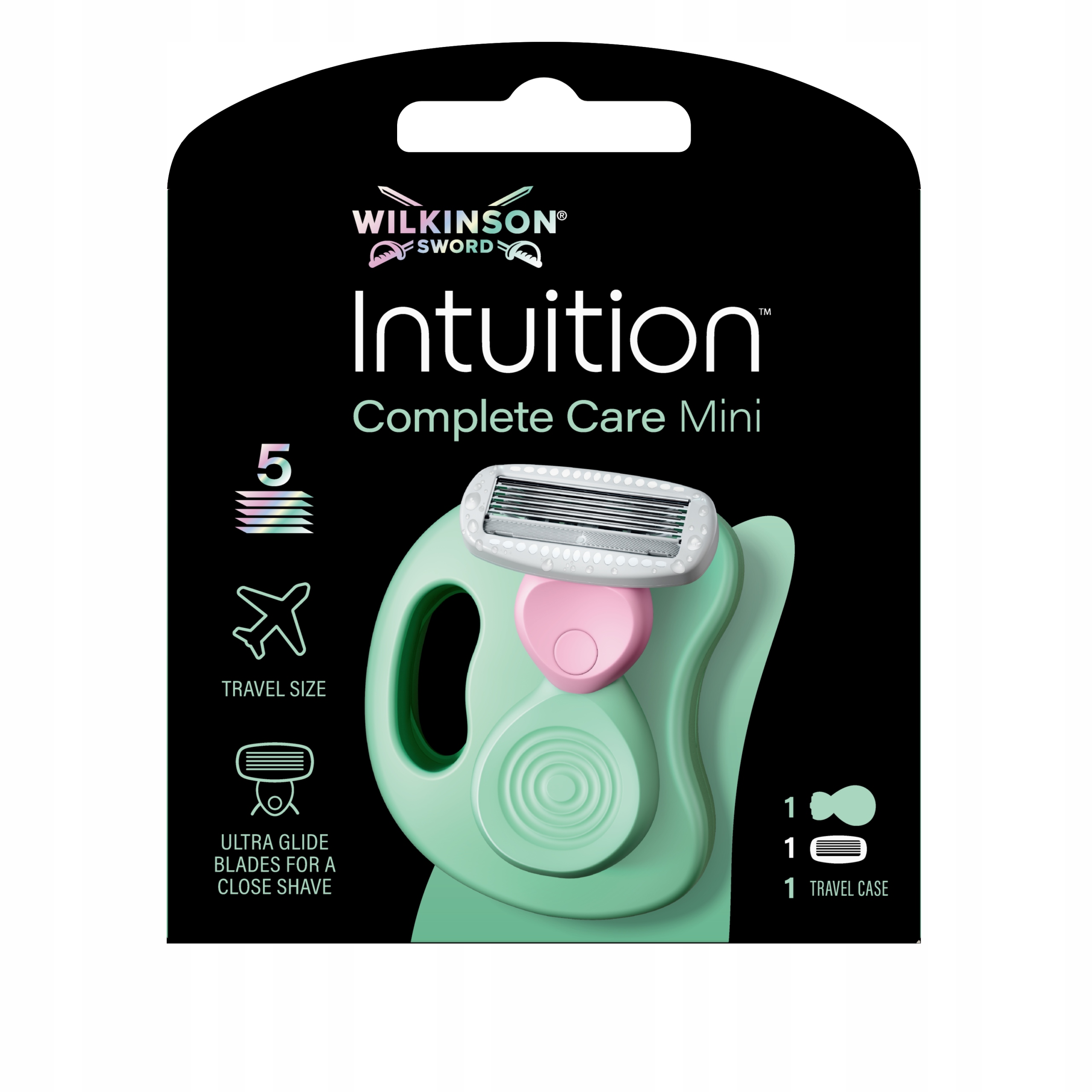 WILKINSON Sword Intuition Complete Mini – Gładka skóra w podróży