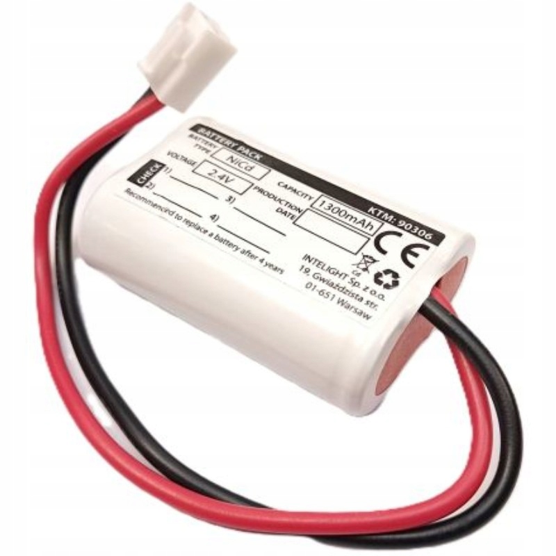 Pakiet akumatorów 2,4V 1300mAh 90306 – Wydajne zasilanie dla Twojego biura