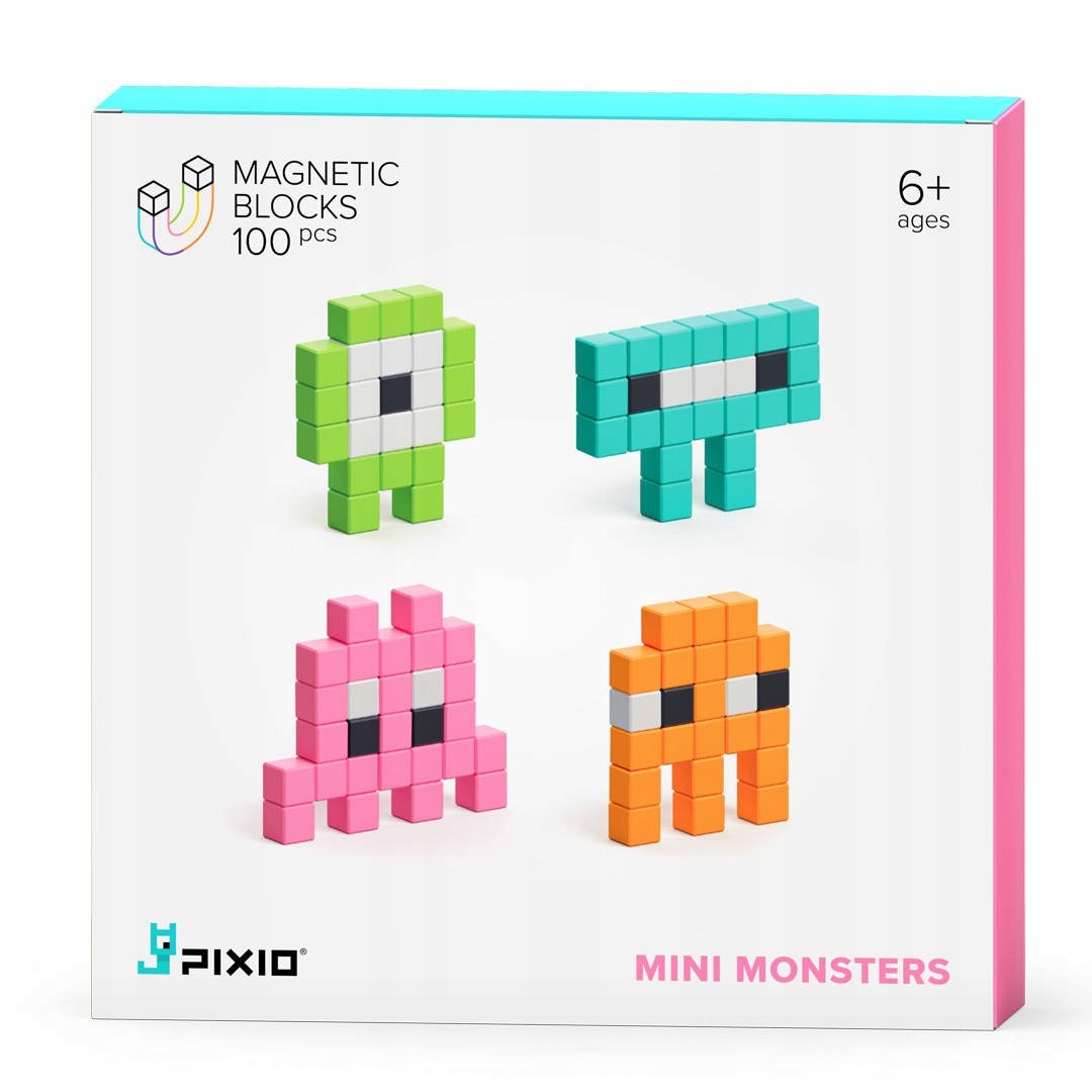 Klocki Pixio Mini Monsters – Kreatywna zabawa dla dzieci
