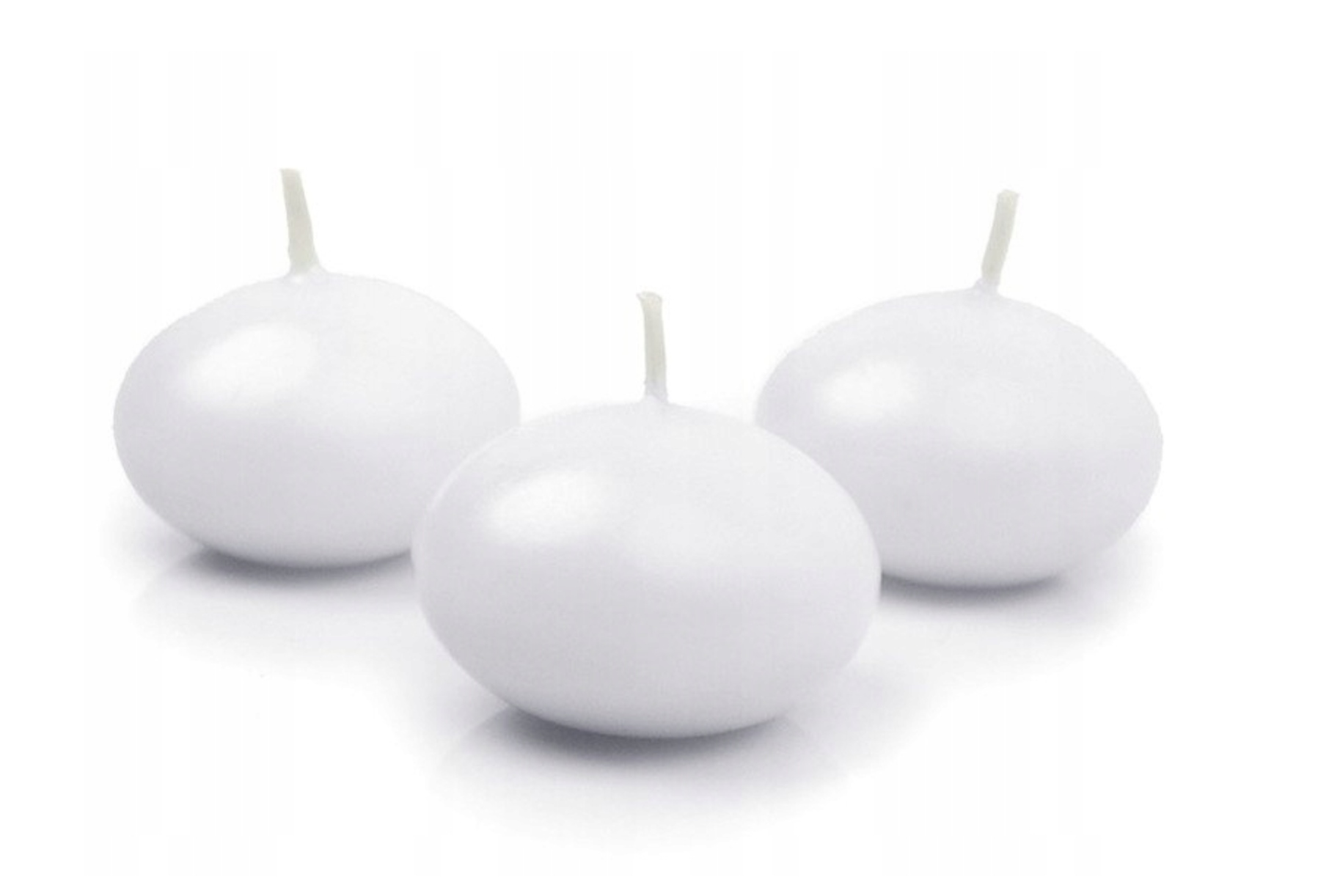 Stylowe białe matowe świece pływające – Idealne na romantyczne chwile