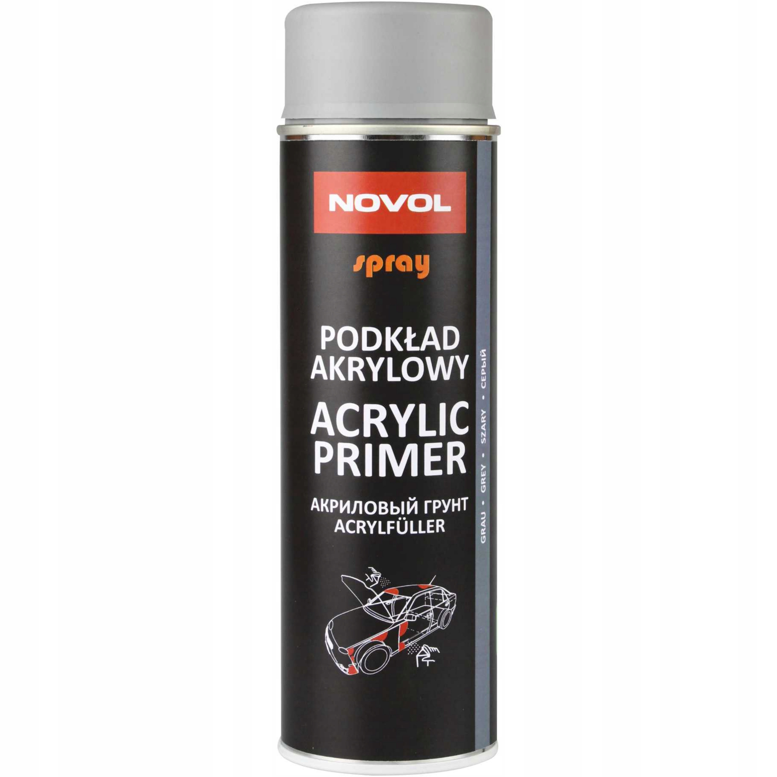 Podkład Akrylowy Szary 1K 500ML – Idealne rozwiązanie do szybkich napraw