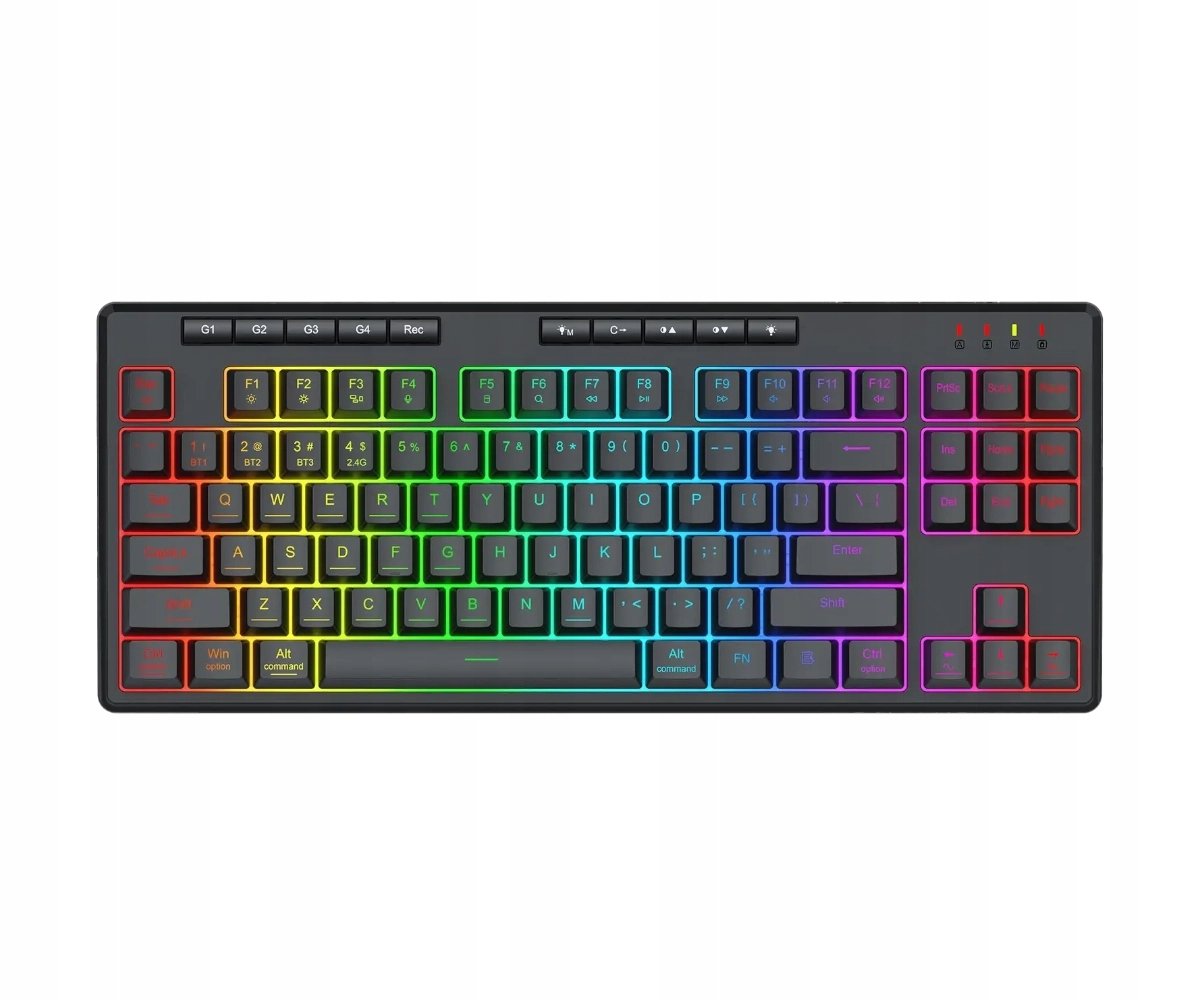 Redragon K516RGB-PRO SHIVA PRO 87 – Klawiatura bezprzewodowa z podświetleniem RGB
