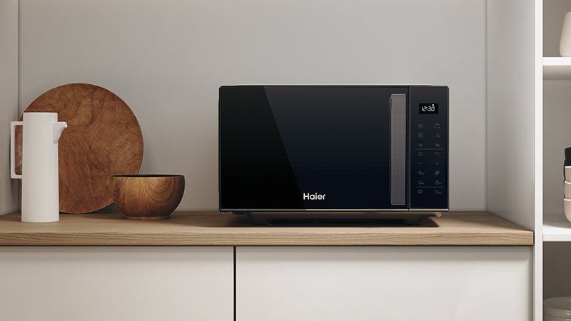 Kuchenka mikrofalowa Haier ID Touch Seria 2 HAMGI20S2STB Grill – Nowoczesne gotowanie w Twojej kuchni