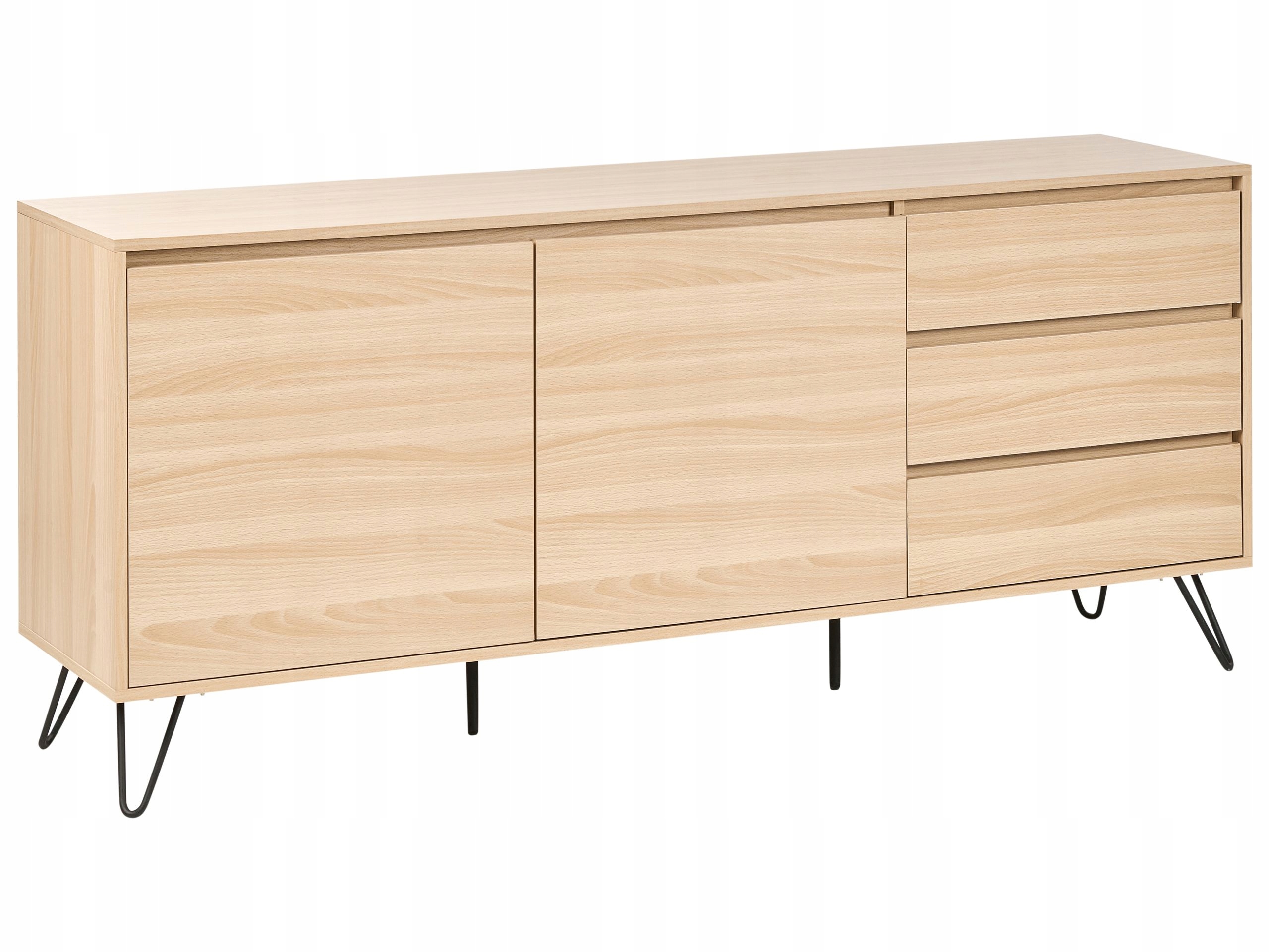 Szafka 2-drzwiowa CARDIGAN Jasnobrązowy – Elegancja i funkcjonalność w Twoim wnętrzu