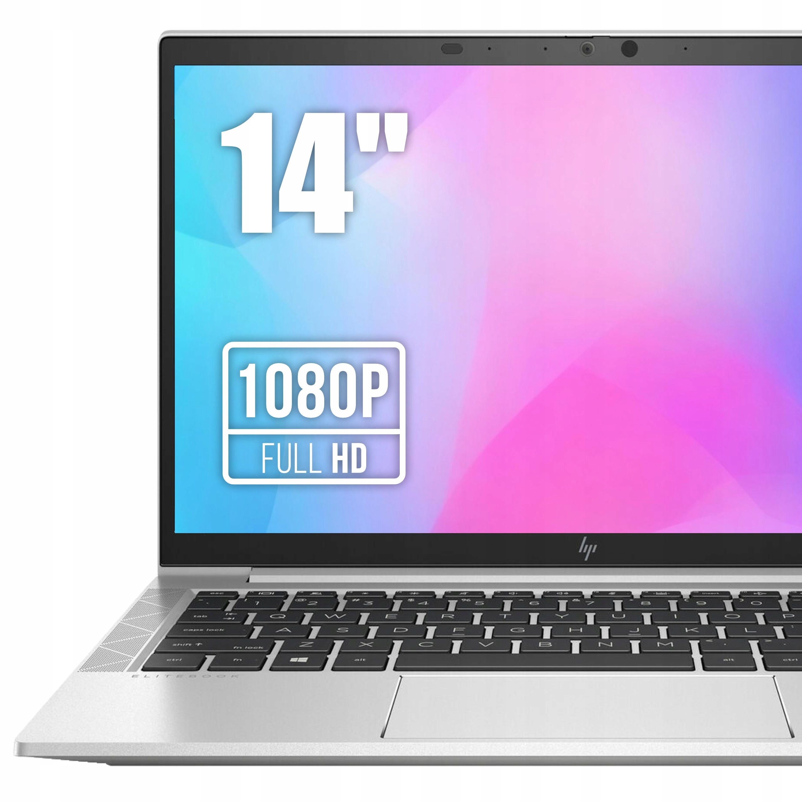 Wyrazisty ekran Full HD 14 IPS