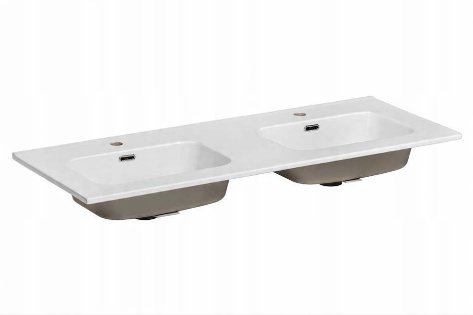 Umywalka meblowa dwukomorowa 120cm – Elegancja i funkcjonalność w Twojej łazience