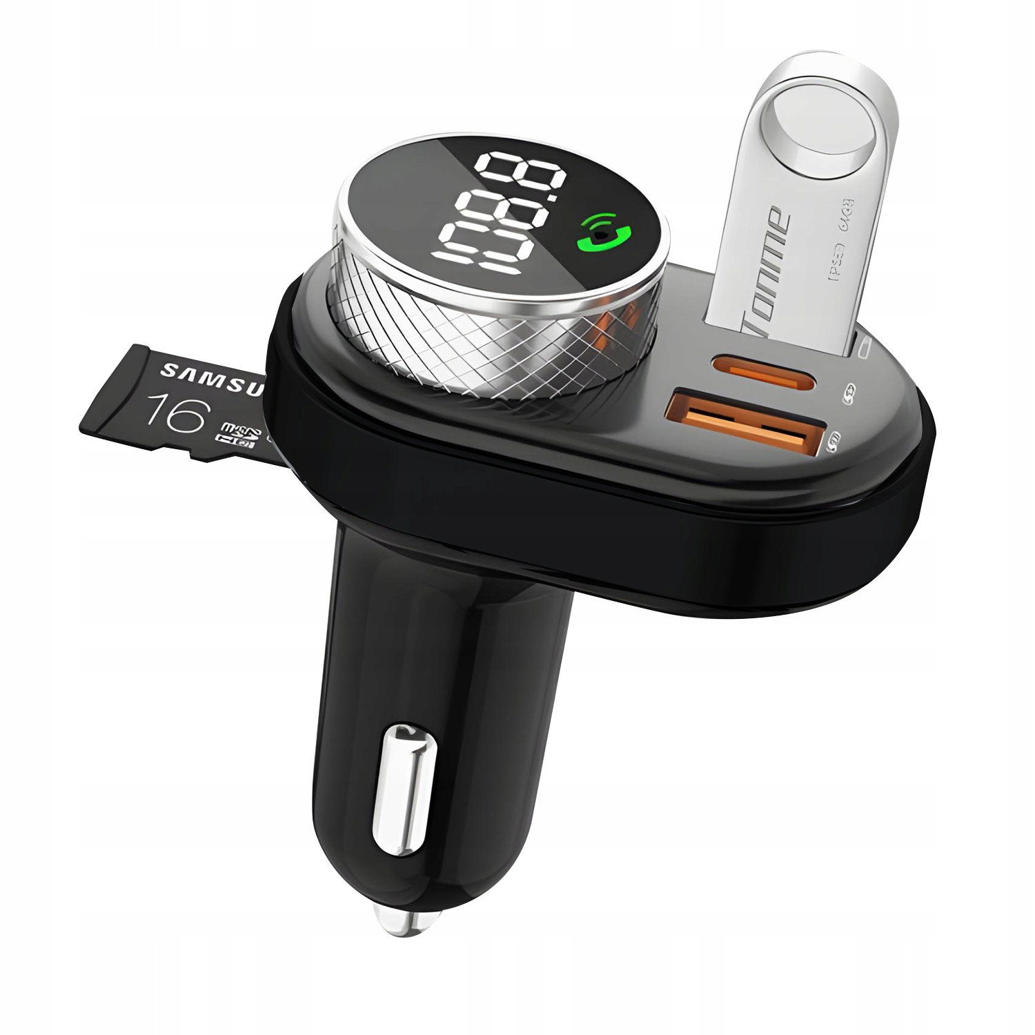 Transmiter Samochodowy Bluetooth FM MP3 Szybka Ładowarka USB QC 3.0 MOC 30W BC74 – Nowoczesne rozwiązanie dla Twojego samochodu