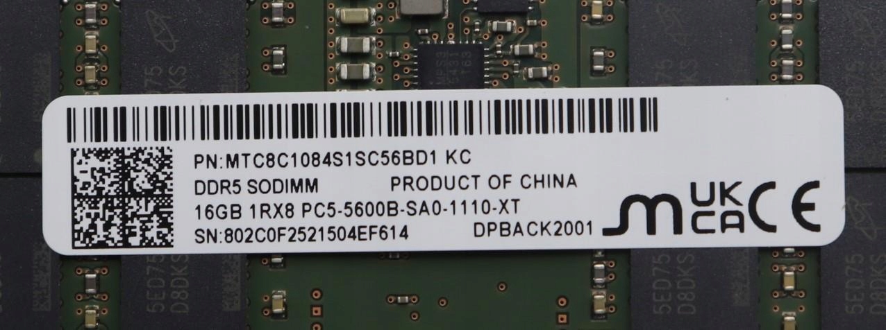 Wysoka prędkość transferu danych – 5600 MHz dla lepszej responsywności