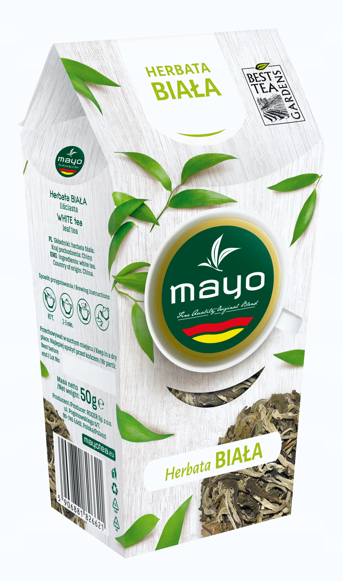 Wyjątkowy proces produkcji białej herbaty