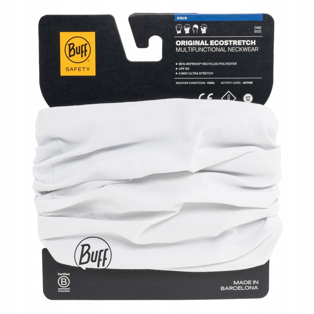 Materiał i technologia - Poliester z recyklingu i 4-Way Stretch