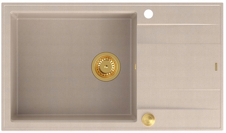 Kolor pearl beige z elementami złotymi – nowoczesny design